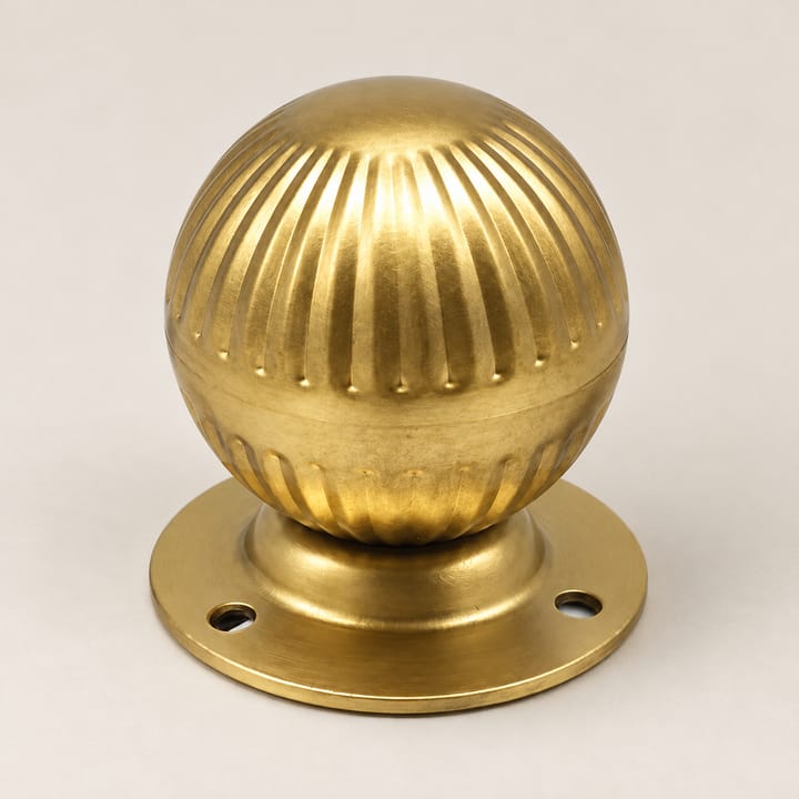 The Iron Ball Door Knob, Gold